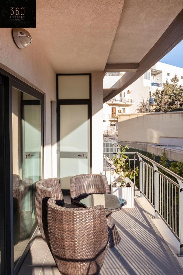 Saint Julian'sPender Lux Complex - 3Br Unit With Private Parking By 360 Estatesアパートメント エクステリア 写真