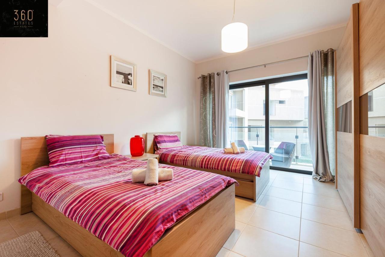 Saint Julian'sPender Lux Complex - 3Br Unit With Private Parking By 360 Estatesアパートメント エクステリア 写真