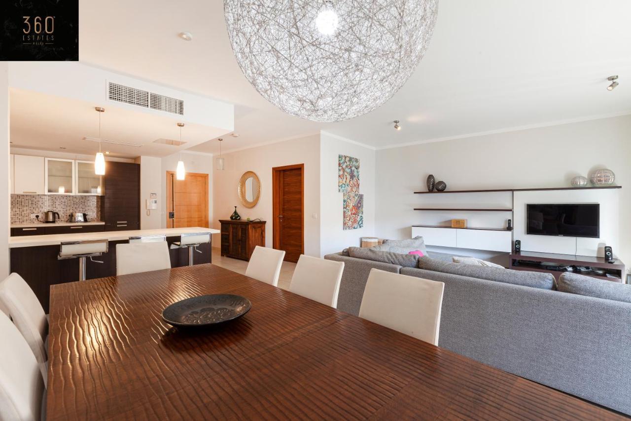 Saint Julian'sPender Lux Complex - 3Br Unit With Private Parking By 360 Estatesアパートメント エクステリア 写真