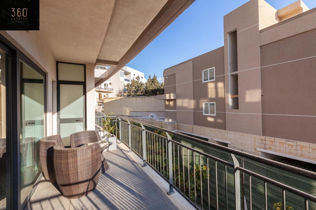 Saint Julian'sPender Lux Complex - 3Br Unit With Private Parking By 360 Estatesアパートメント エクステリア 写真
