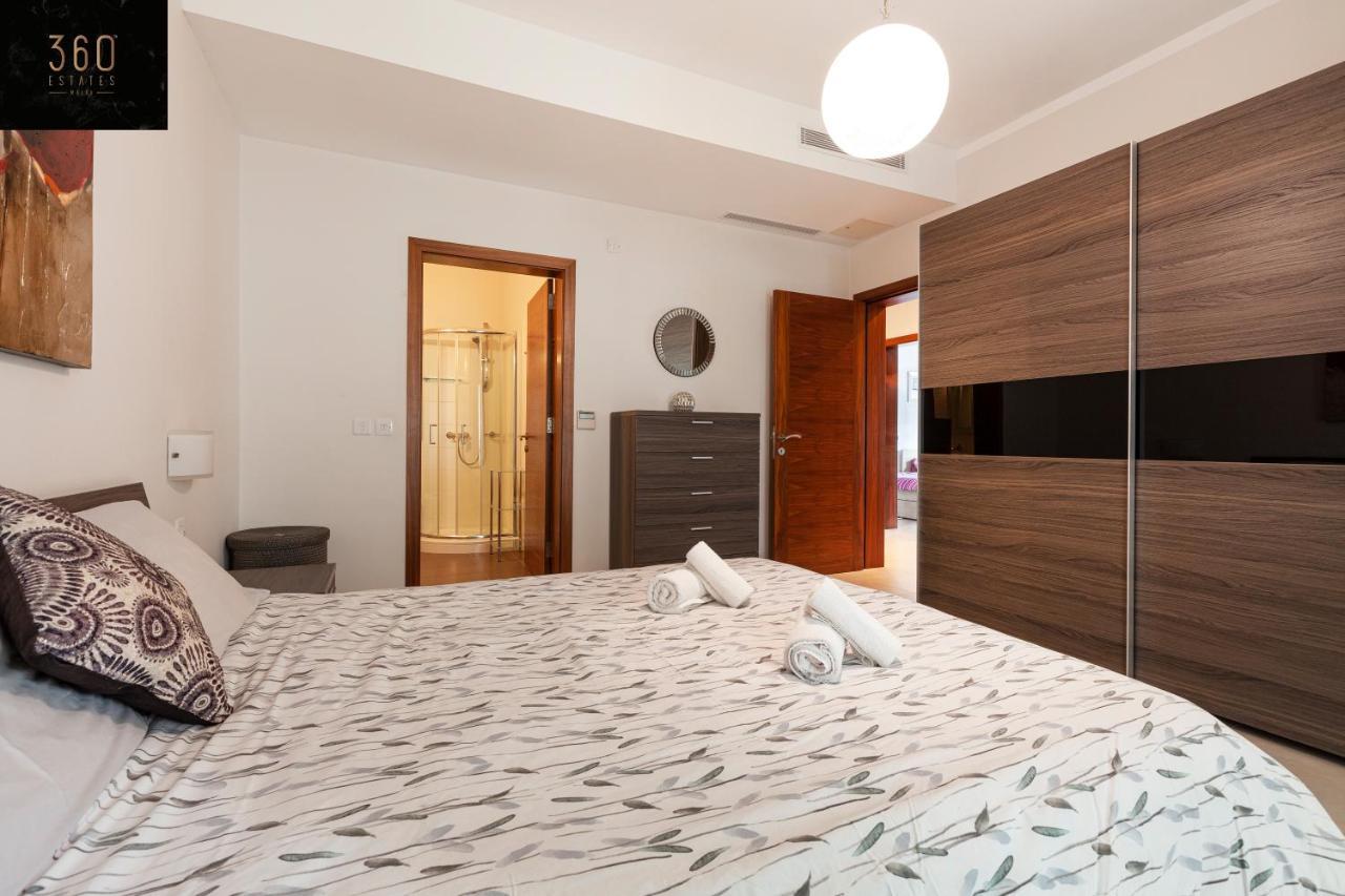Saint Julian'sPender Lux Complex - 3Br Unit With Private Parking By 360 Estatesアパートメント エクステリア 写真