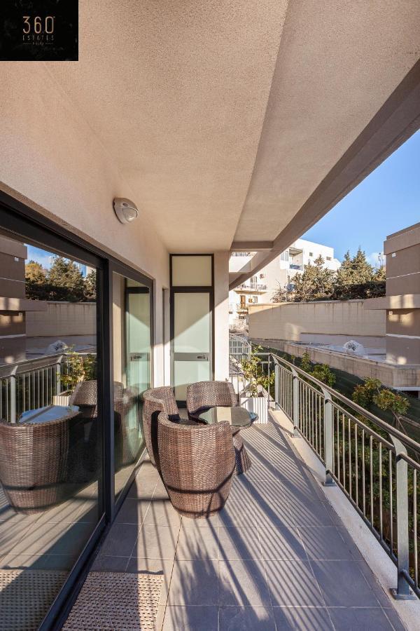 Saint Julian'sPender Lux Complex - 3Br Unit With Private Parking By 360 Estatesアパートメント エクステリア 写真
