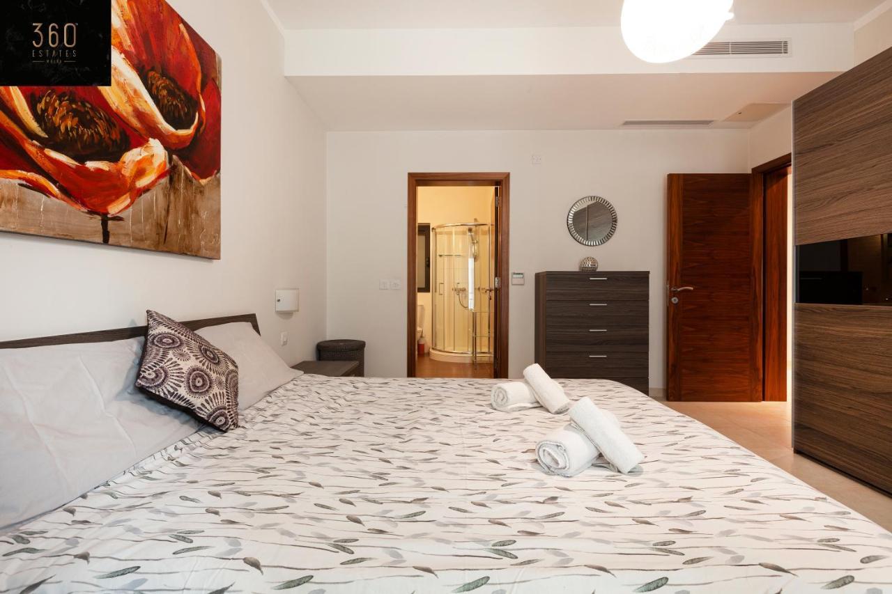 Saint Julian'sPender Lux Complex - 3Br Unit With Private Parking By 360 Estatesアパートメント エクステリア 写真