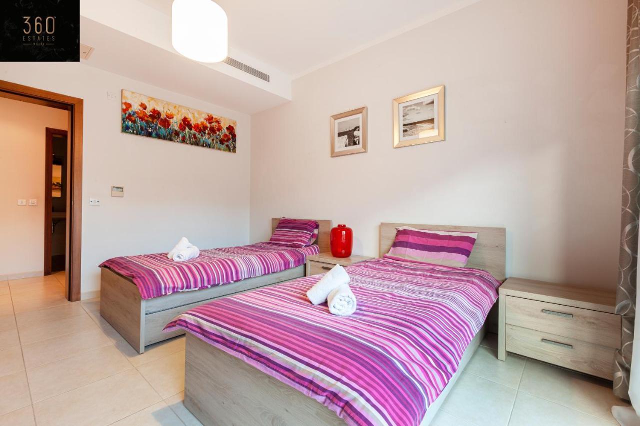 Saint Julian'sPender Lux Complex - 3Br Unit With Private Parking By 360 Estatesアパートメント エクステリア 写真
